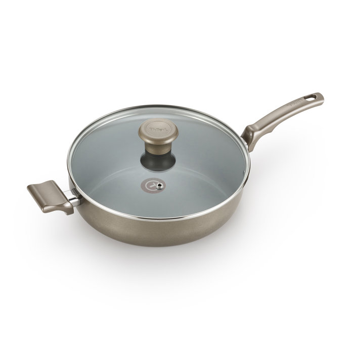 Tfal Ceramic Chef 5 qt. Ceramic Saute Pan with Lid & Reviews